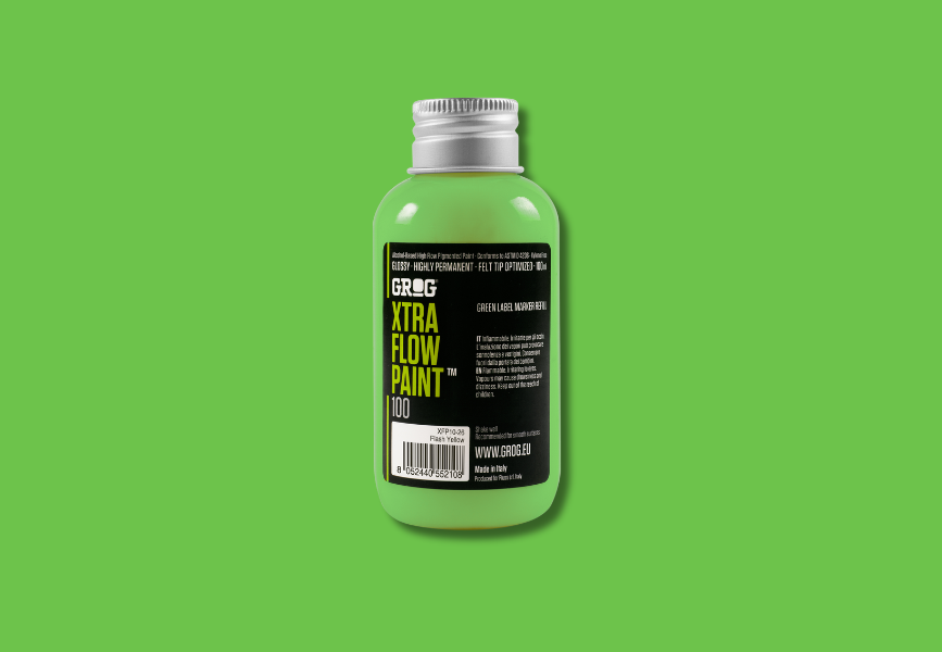 GROG Xtra Flow Paint - Laser Green image
