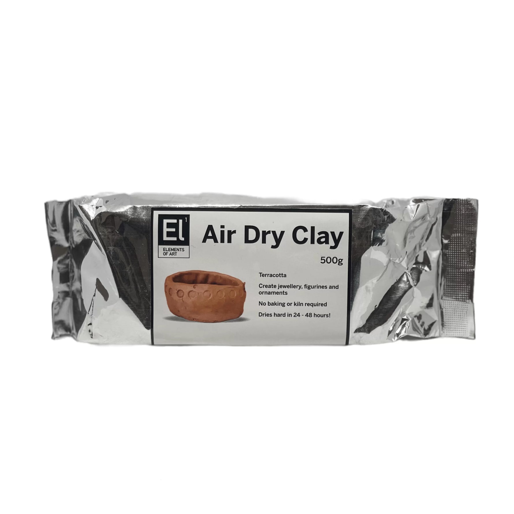Air Dry Clay 500g - Terracotta image 0
