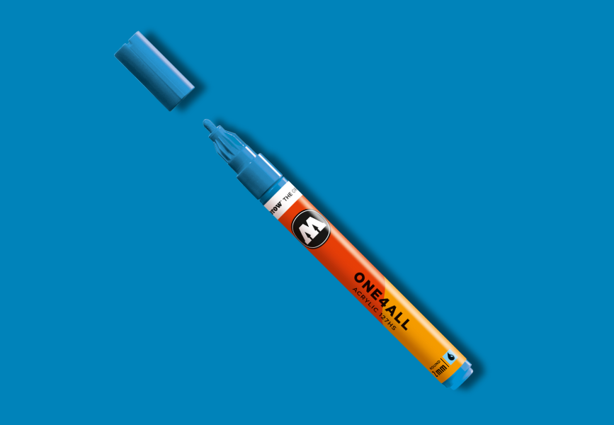 MOLOTOW ONE4ALL Marker 127HS - 230 Shock Blue image