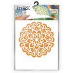 QBIX Stencil 1 Layer - Plastic - Mandala 13 image 0