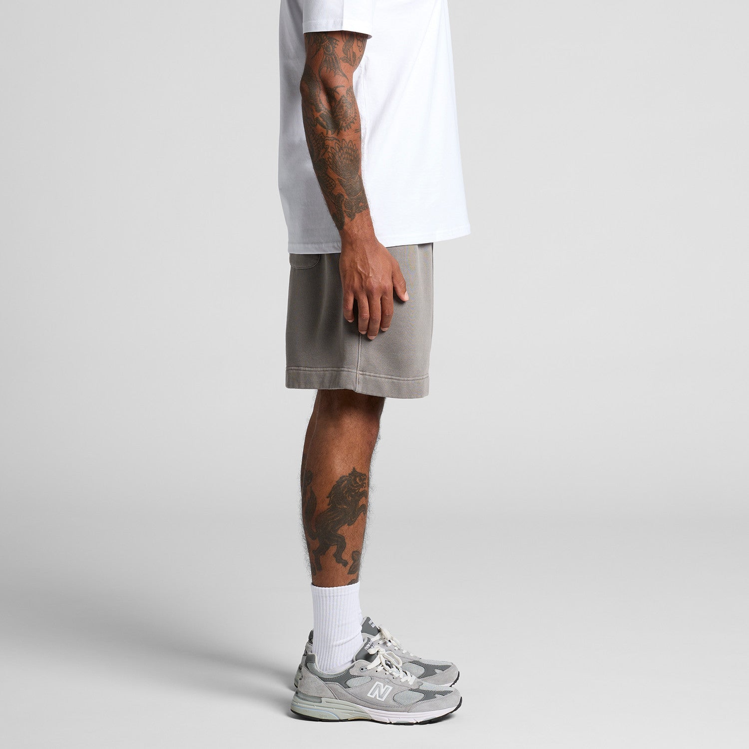 5939 Relax Faded Track Shorts image 1