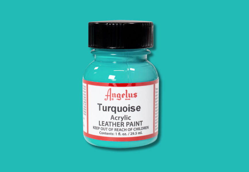 Acrylic Leather Paint - Turquoise image