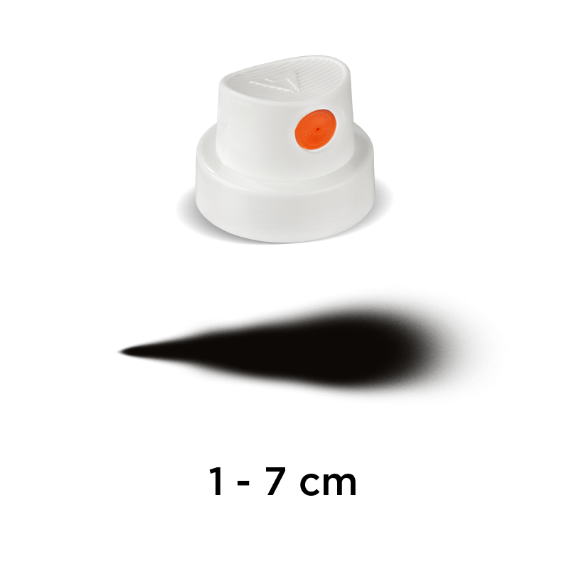 Aerosol Nozzle - Orange Dot - Pack of 100 image 1