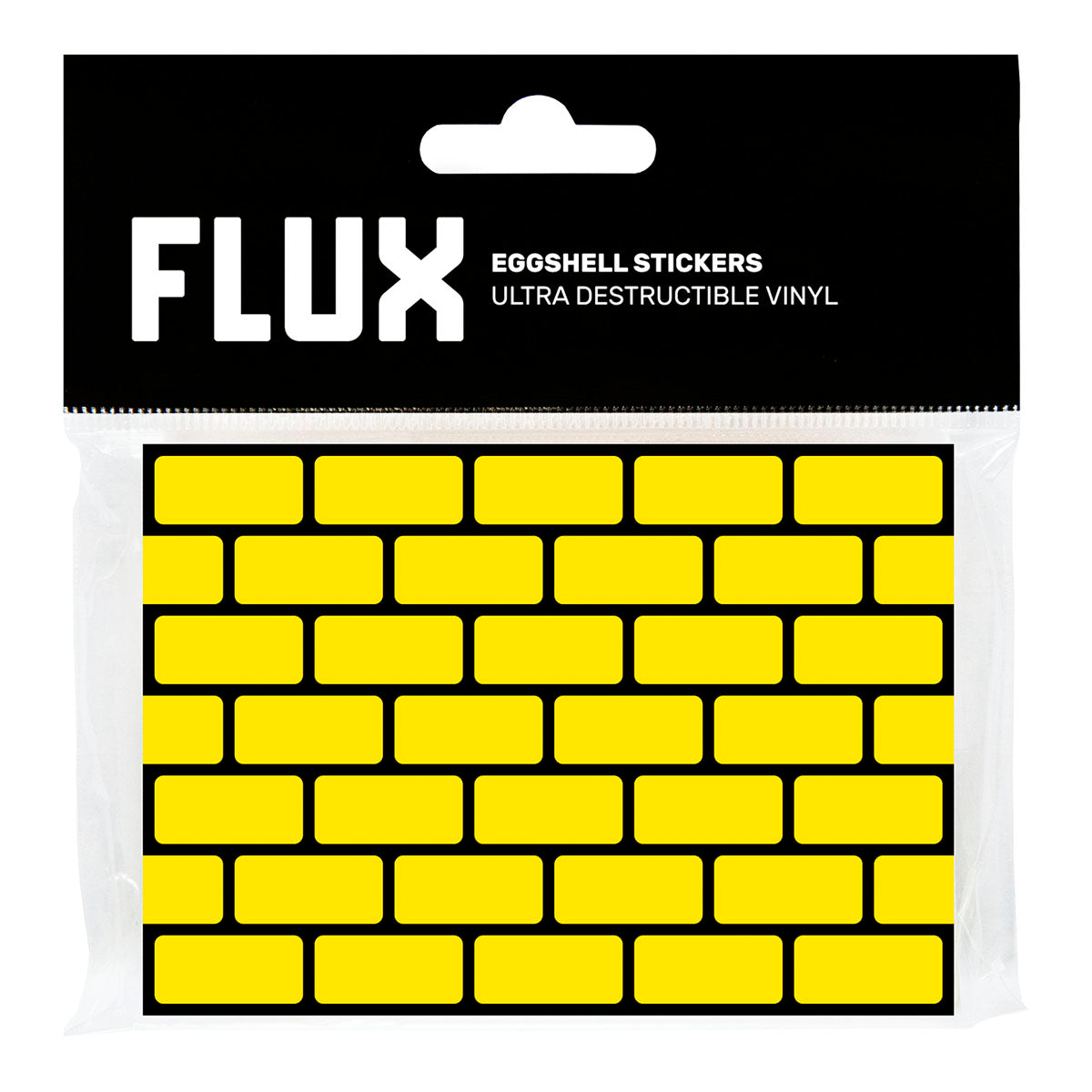 FLUX Eggshell Bricks Stickers - Yellow image 0