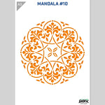QBIX Stencil 1 Layer - Plastic - Mandala 10 image 2