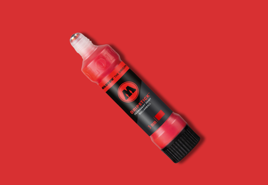 MOLOTOW Dripstick 3mm Rollerball - Traffic Red image