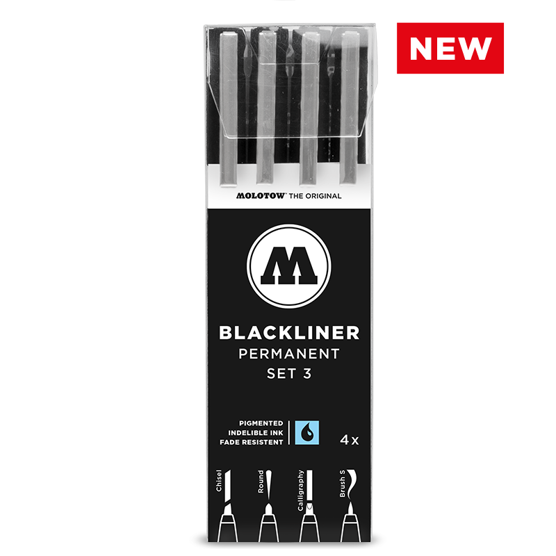 MOLOTOW Blackliner Set - 4pc - Set 3 image 0
