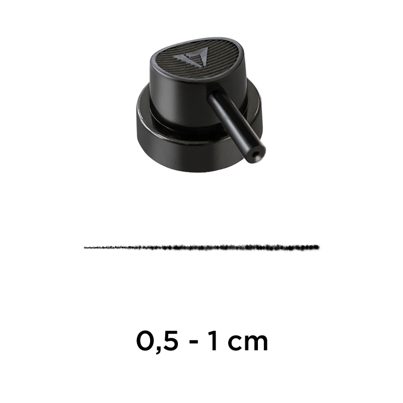 Aerosol Nozzle - Black Tube Skinny image 0