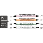 Twin Black Marker Assortment Set image 1