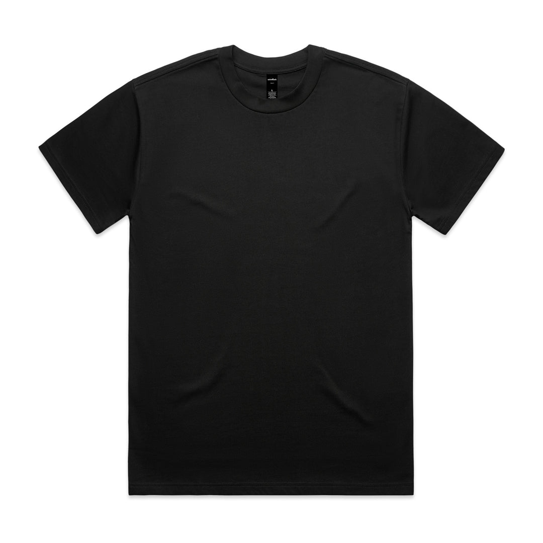 5080 Heavy Tee - Black, Mens 2XL image