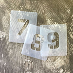 QBIX Plastic Stencil Set - Number Modern - Large image 2