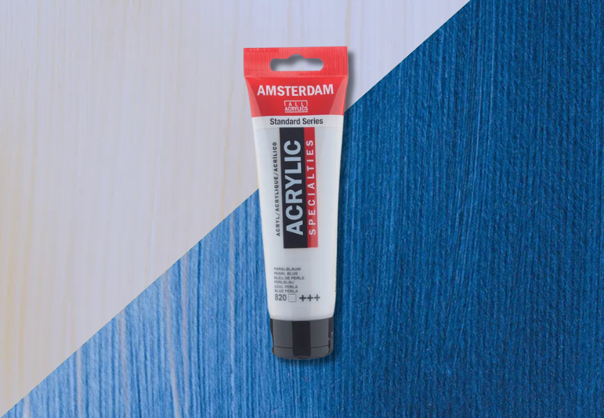Amsterdam Standard Series Acrylic - Pearlescent - 820 Pearl Blue image