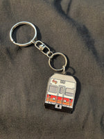 Enamel Train Keyring - V-Set New &amp; Old image 0