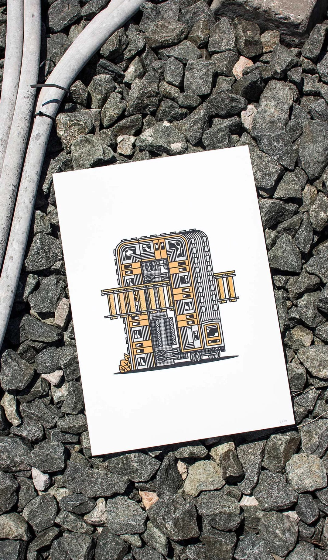 A of Athens - Screen Print image 0