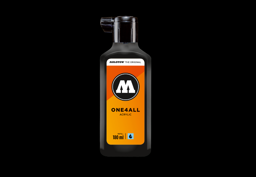 MOLOTOW ONE4ALL Refill 180ml - 180 Signal Black image