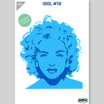 QBIX Stencil 2 Layer - Plastic - Idols - Madonna image 3