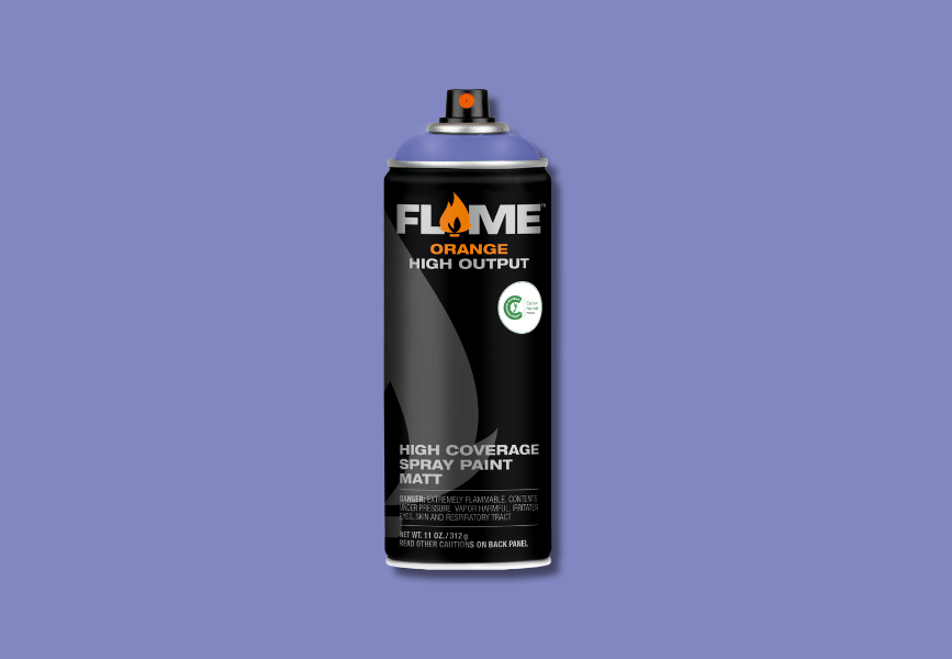 FLAME Orange - 424 Cosmos Blue Light image
