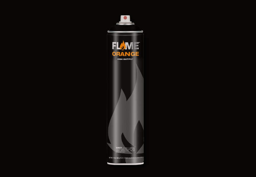 FLAME Orange 600 - 901 Thick Black image