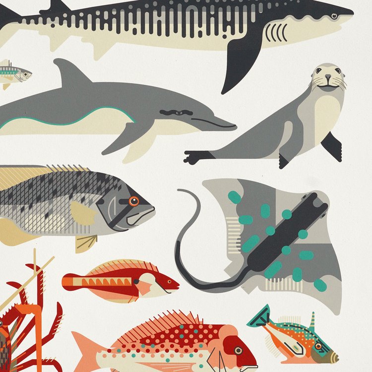 Amok Island Wadjemup Wildlife Screen Print image 3