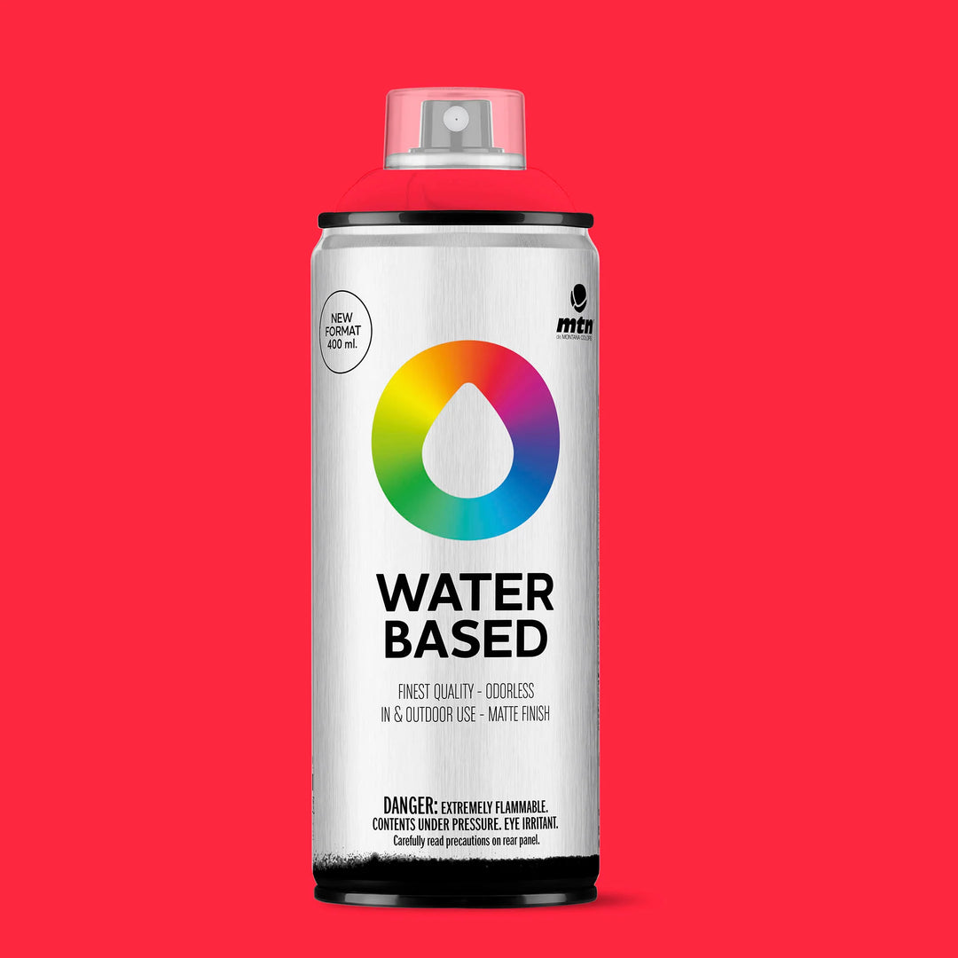 MTN Water Based 400ml - Fluorescent Red image