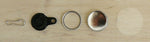 Button Badge Parts 25mm Zipper Pull image 1