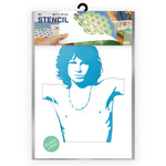 QBIX Stencil 2 Layer - Plastic - Idols - Jim Morrison image 0