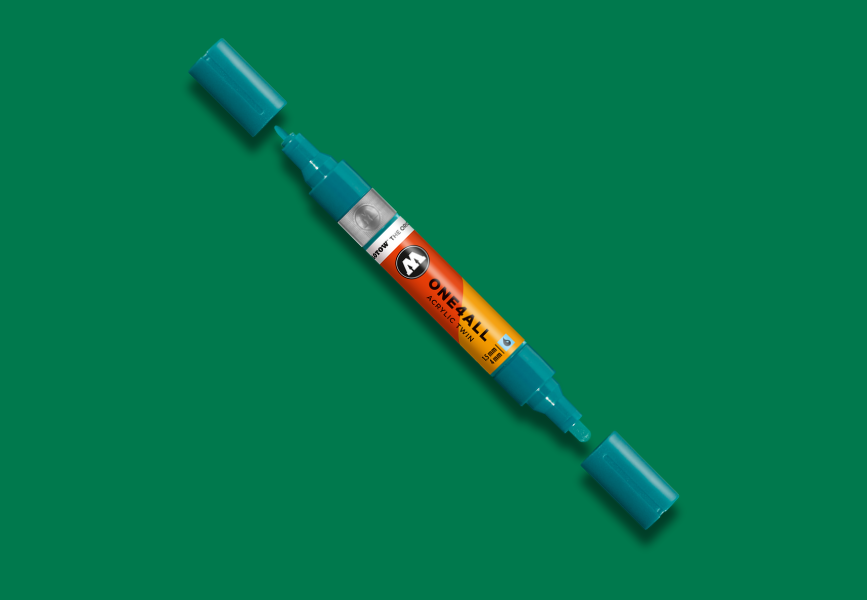 MOLOTOW ONE4ALL Marker Twin - 235 Turquoise image