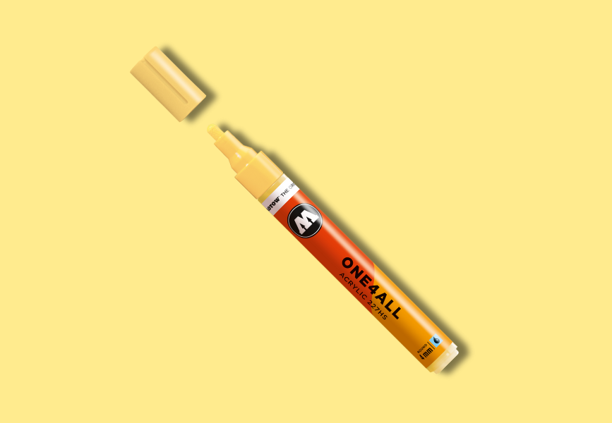 MOLOTOW ONE4ALL Marker 227HS - 115 Vanilla Pastel image