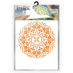 QBIX Stencil 1 Layer - Plastic - Mandala 10 image 0