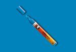 MOLOTOW ONE4ALL Marker 227HS - 230 Shock Blue image