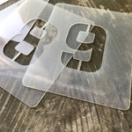 QBIX Plastic Stencil Set - Number Modern - Small image 4