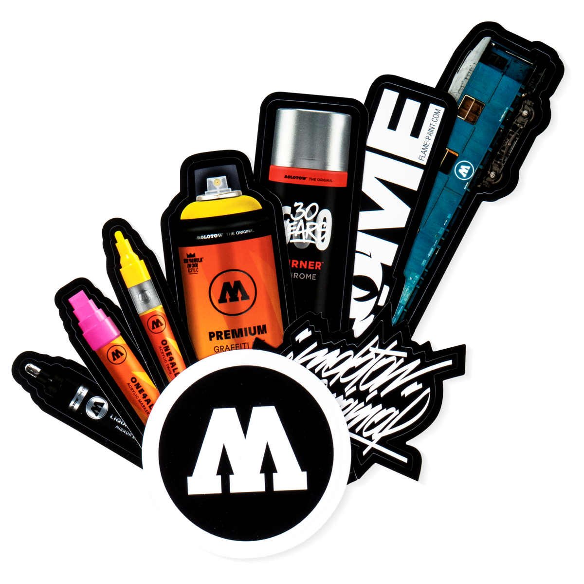 MOLOTOW™ Die Cut Sticker Set (10pc)