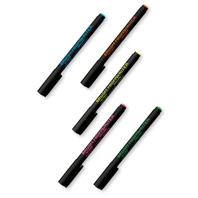 Highwriter Brush Pen - Set of 5 - Assorted Colours image 1