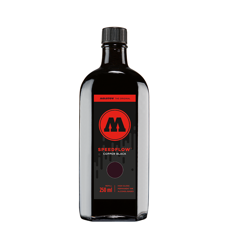 MOLOTOW SPEEDFLOW Refill 250ml (Glass Bottle - For Markers) image 0