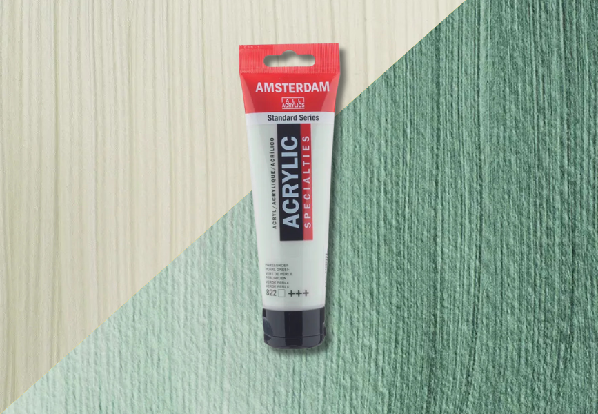 Amsterdam Standard Series Acrylic - Pearlescent - 822 Pearl Green image