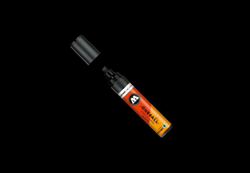 MOLOTOW ONE4ALL Glossy Marker 327HS - 252 Black Gloss image