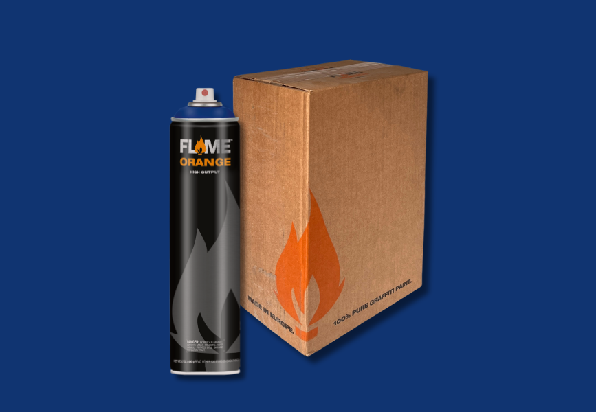 FLAME Orange 600 - Box of 6 - 515 Ultramarine Blue image