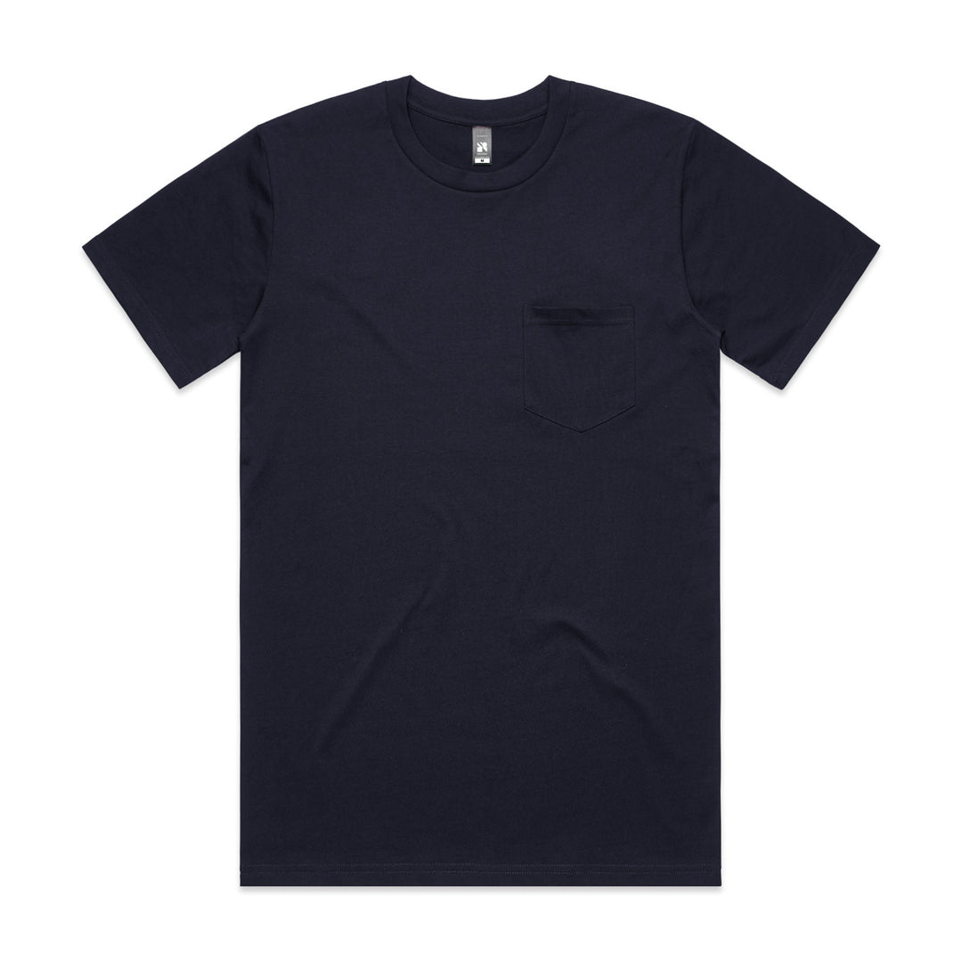 5027 Classic Pocket Tee - Navy, Mens L image