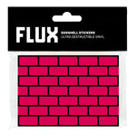 FLUX Eggshell Bricks Stickers - Magenta image 0