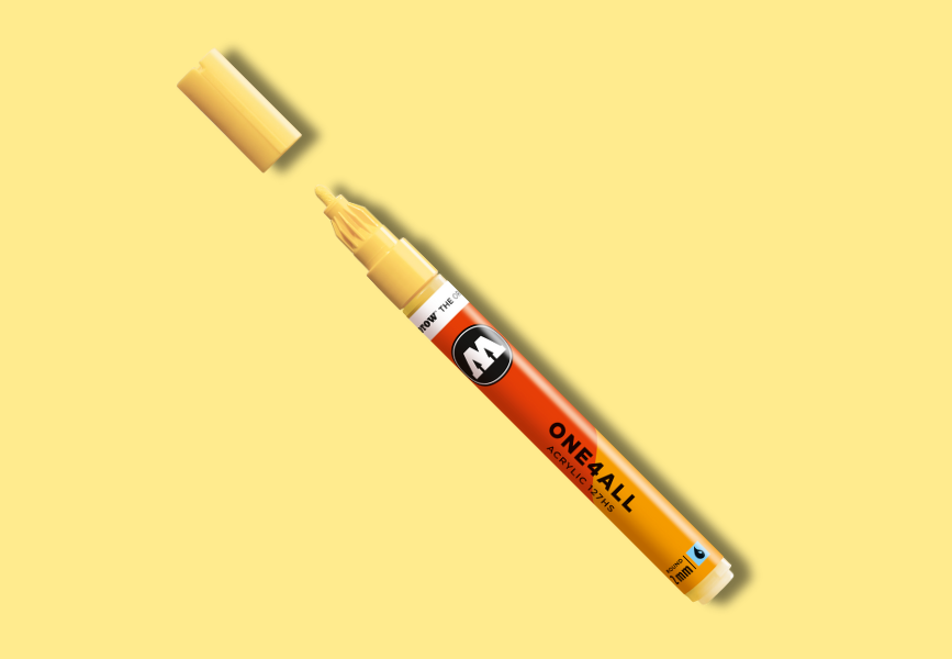 MOLOTOW ONE4ALL Marker 127HS - 115 Vanilla Pastel image