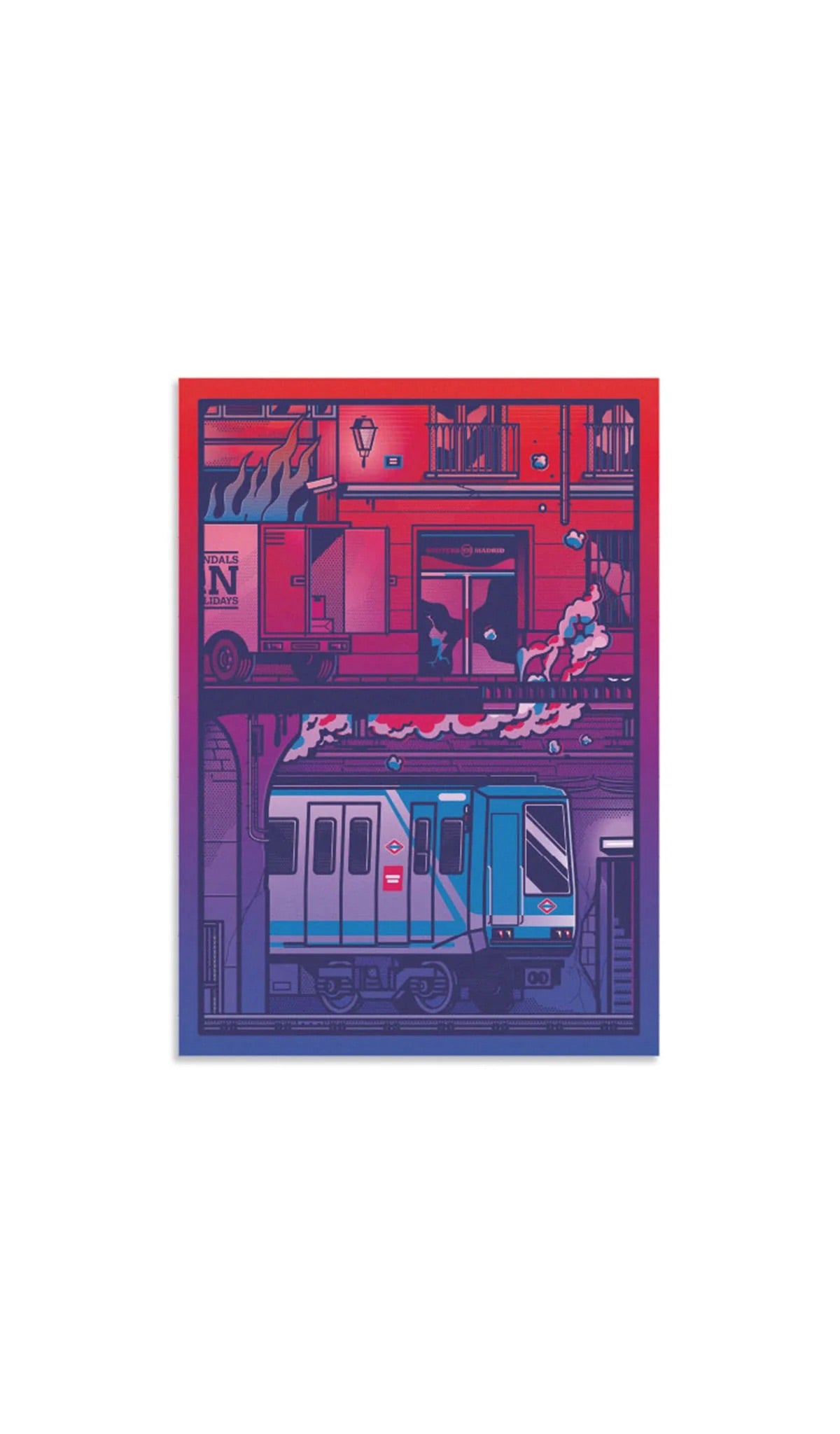 Madrid Zona Bruta - Print image 0