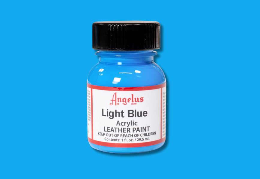 Acrylic Leather Paint - Light Blue image