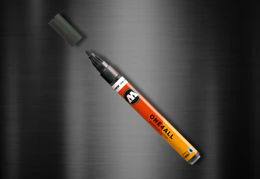 MOLOTOW ONE4ALL Marker 127HS - 223 Metallic Black image