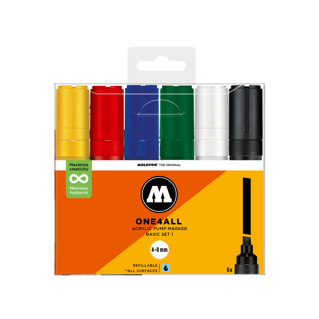MOLOTOW ONE4ALL Marker Set 327HS - Basic 1 image 0