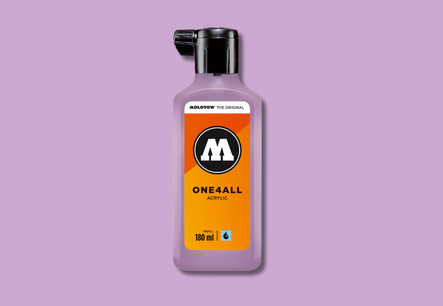 MOLOTOW ONE4ALL Refill 180ml - 201 Lilac Pastel image