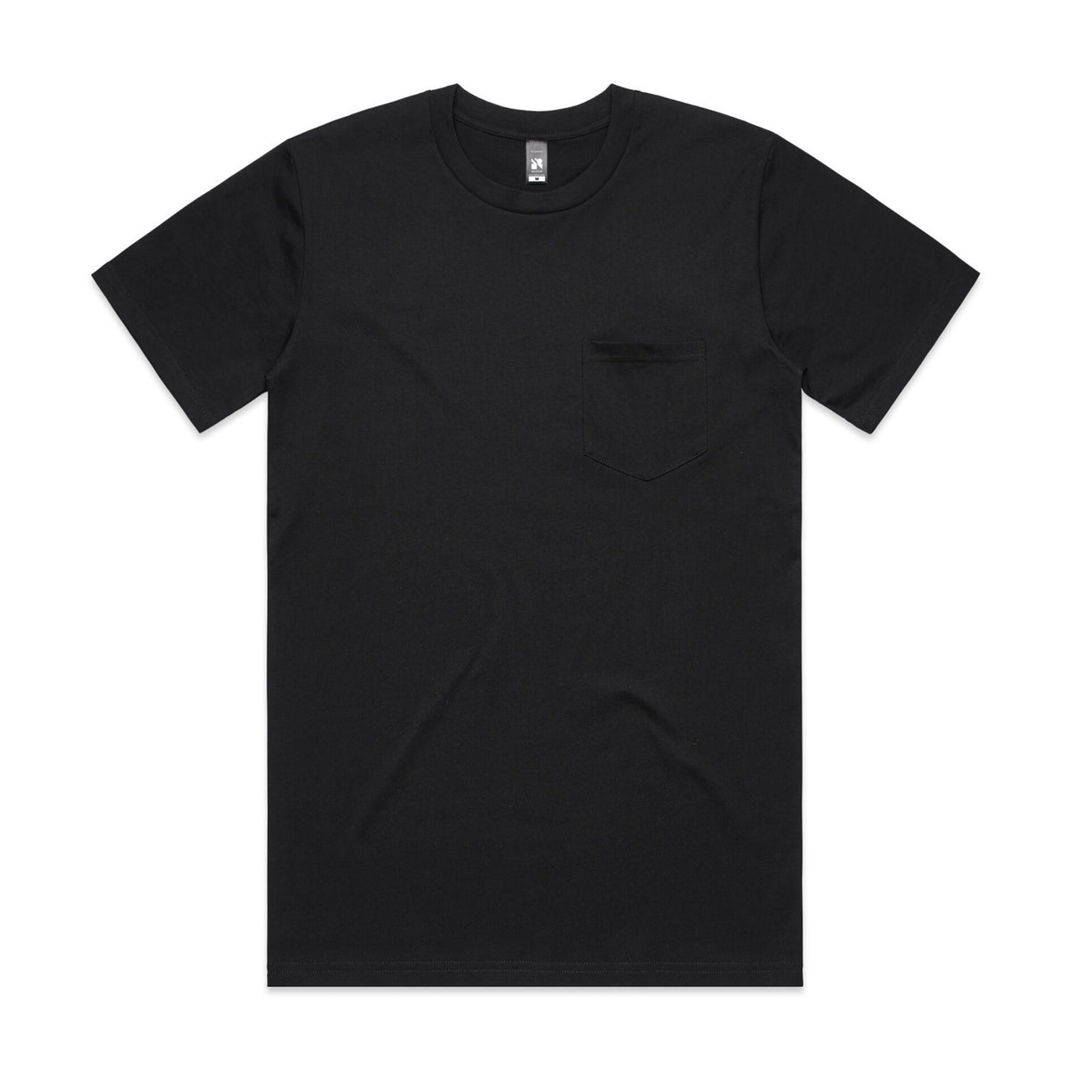 5027 Classic Pocket Tee - Black, Mens S image