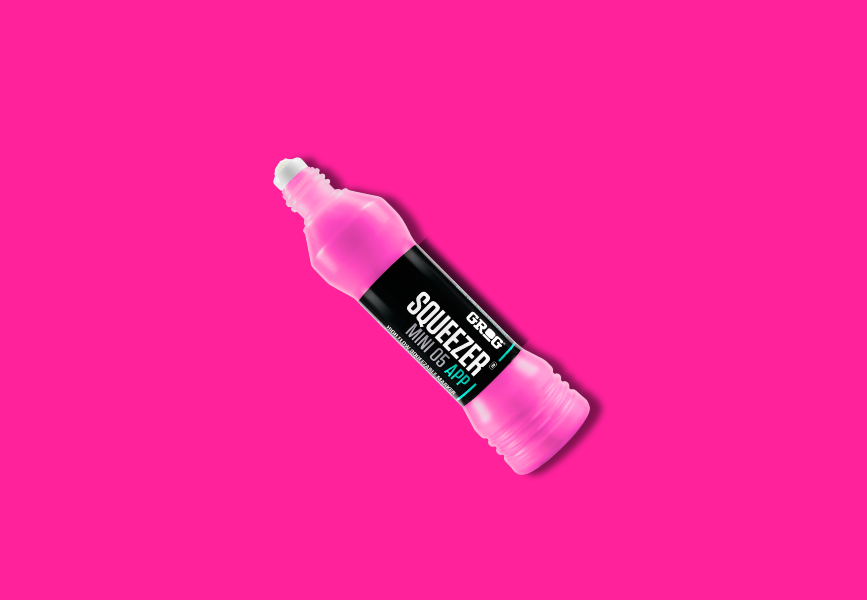 GROG APP Squeezer Mini 05 - Jellyfish Fuchsia image