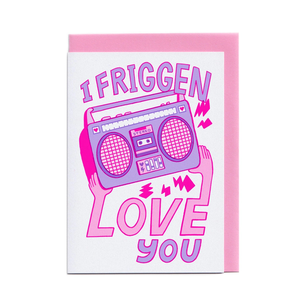 Greeting Card - I Friggen Love You image 0