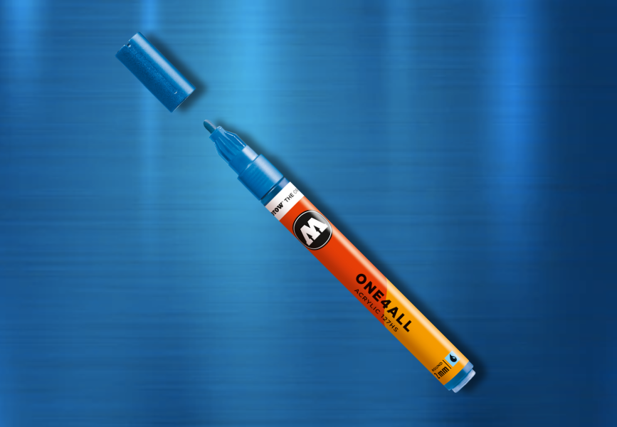 MOLOTOW ONE4ALL Marker 127HS - 224 Metallic Blue image