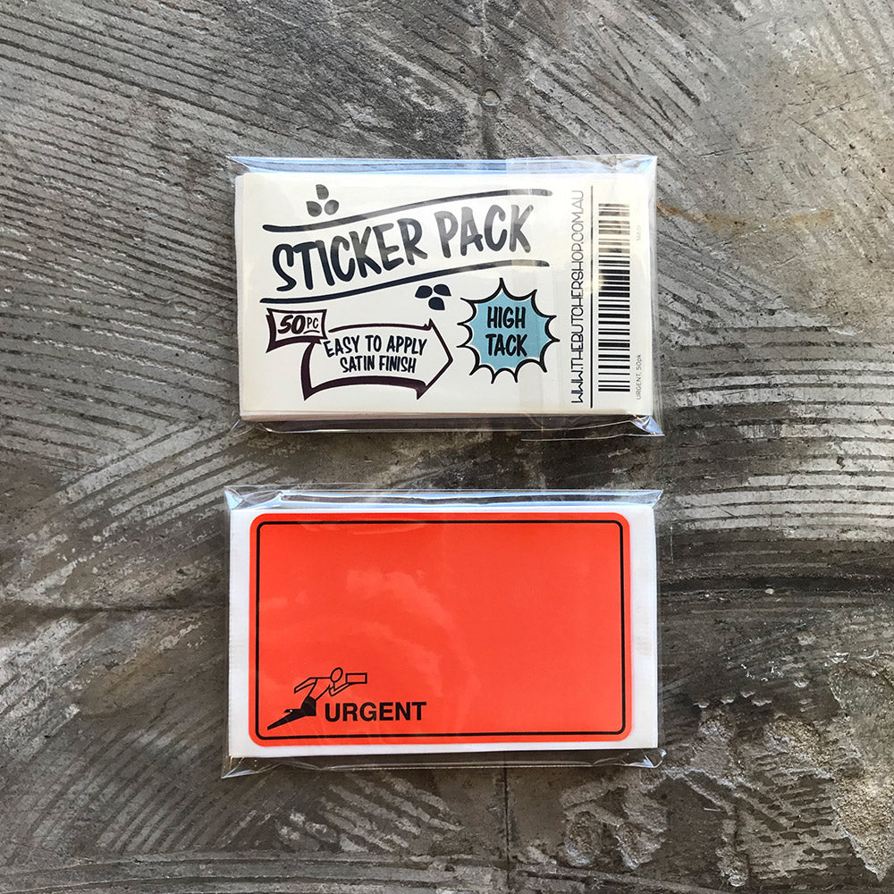 High Tack Sticker Pack 50pc - Urgent image 2